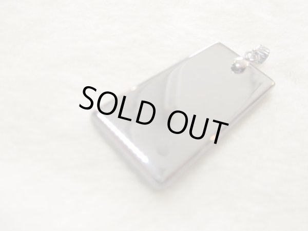 画像1: 京都・パワーストーン/【メディアで話題】【テラヘルツ】【男女兼用】約３６×１３×３ｍｍ　プレートペンダントトップ【伏見の京屋】 (1)