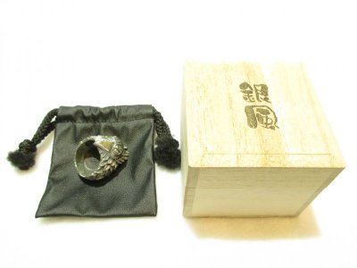 画像3: 京都・パワーストーン/【銀風(GINPU) 】《和風アクセサリー》【天鷹(てんたか)】【リング】【ＳＩＬＶＥＲ９２５】【ダイヤモンド(0.02ct)】２６ｍｍ、２０号、高級桐箱付