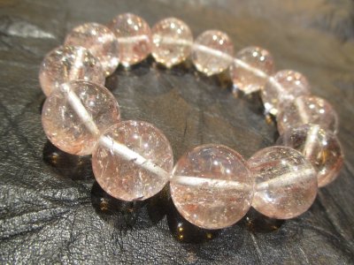 画像2: パワーストーン・京都/【神秘のエネルギー・強力波動】【レア超極上品質1点もの】【ヒマラヤマニカラン産アイリスクォーツ(虹入り水晶・レインボークリスタル)】大玉17、5mmブレスレット桐箱付き【天然石の京屋】