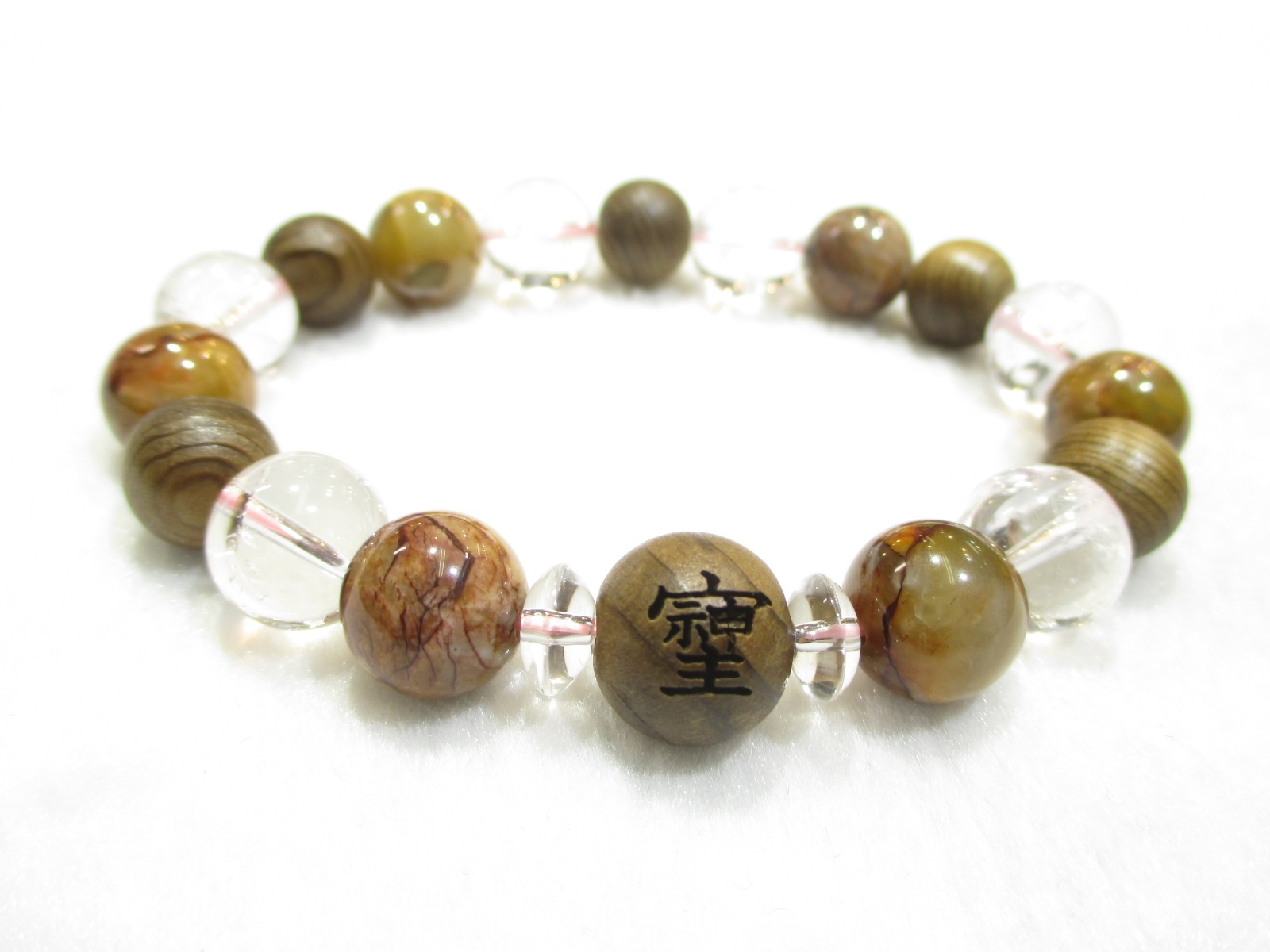 パワーストーン・京都/【神代杉】【ピーターサイト】【ヒマラヤ産本水晶】【そろばん珠本水晶】ブレスレット各種オリジナル、3点新発売！！